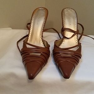 Lace up 3 inch heels